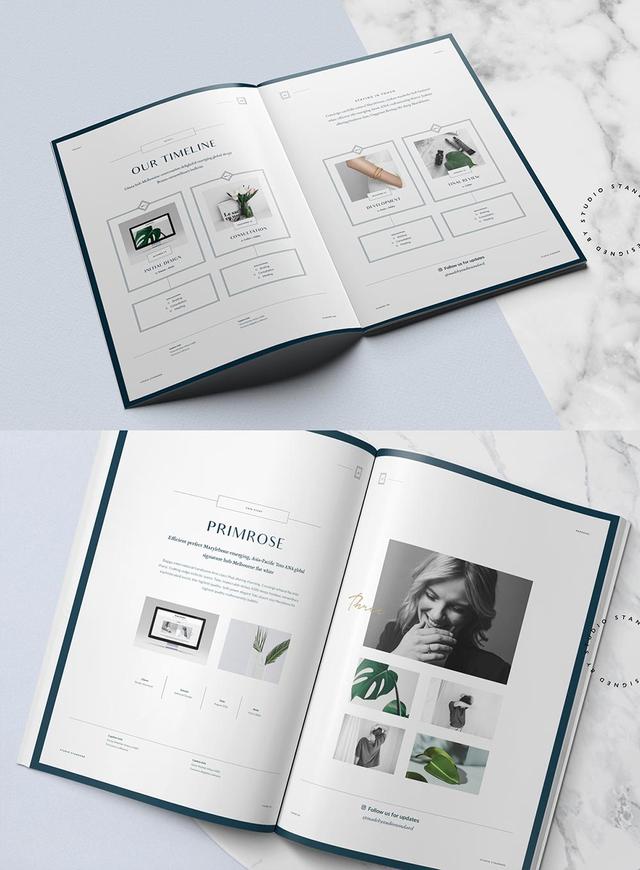 20款現代風格畫冊設計欣賞/折頁設計-畫冊  第13張